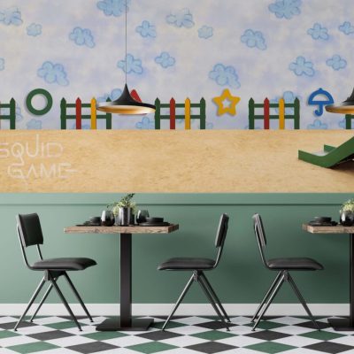 Squid Game Temalı İlginç ve Dikkat Çekici Duvar Kağıdı