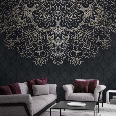 Mistisizm ve Zarafet Mandala Desenli Duvar Kağıdı