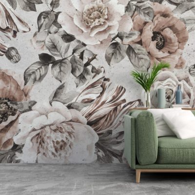 Dokulu Soft Güllerle Romantik Bir Atmosfer Duvar Kağıdı
