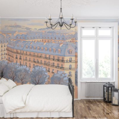 Romantik Şehir Paris Sokaklarının Büyüleyici Atmosferi Duvar Kağıdı