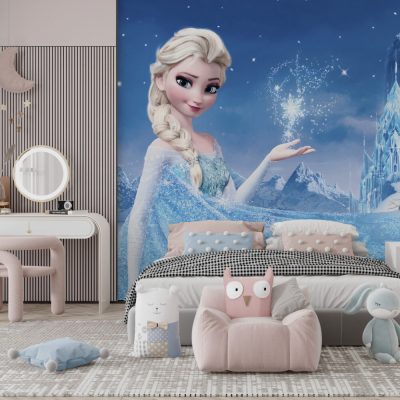 Buz Büyüsü Karlar Kraliçesi Elsa'nın Büyülü Dünyası Duvar Kağıdı