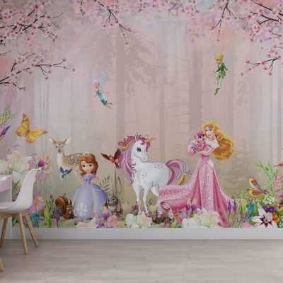 Masal Kahramanı Uyuyan Güzel Prenses Aurora'nın Büyülü Dünyası Duvar Kağıdı