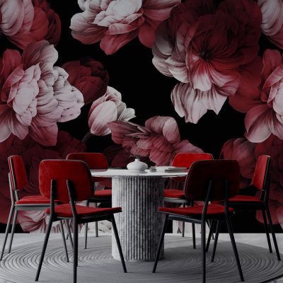 Pembe ve Kırmızı Güllerin Tutkulu Aşkı Duvar Kağıdı