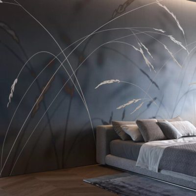 Soft Çiçek Dallarıyla Romantik Bir Atmosfer Duvar Kağıdı