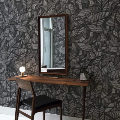 Minimalist Küçük Yaprak Desenleriyle Doğal Esinti Duvar Kağıdı
