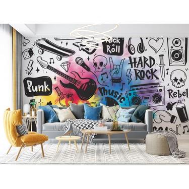 Genç Odasında Rock Temalı Duvar Posteri: Müşterimizin Oğlunun Hayali Gerçekleşti!