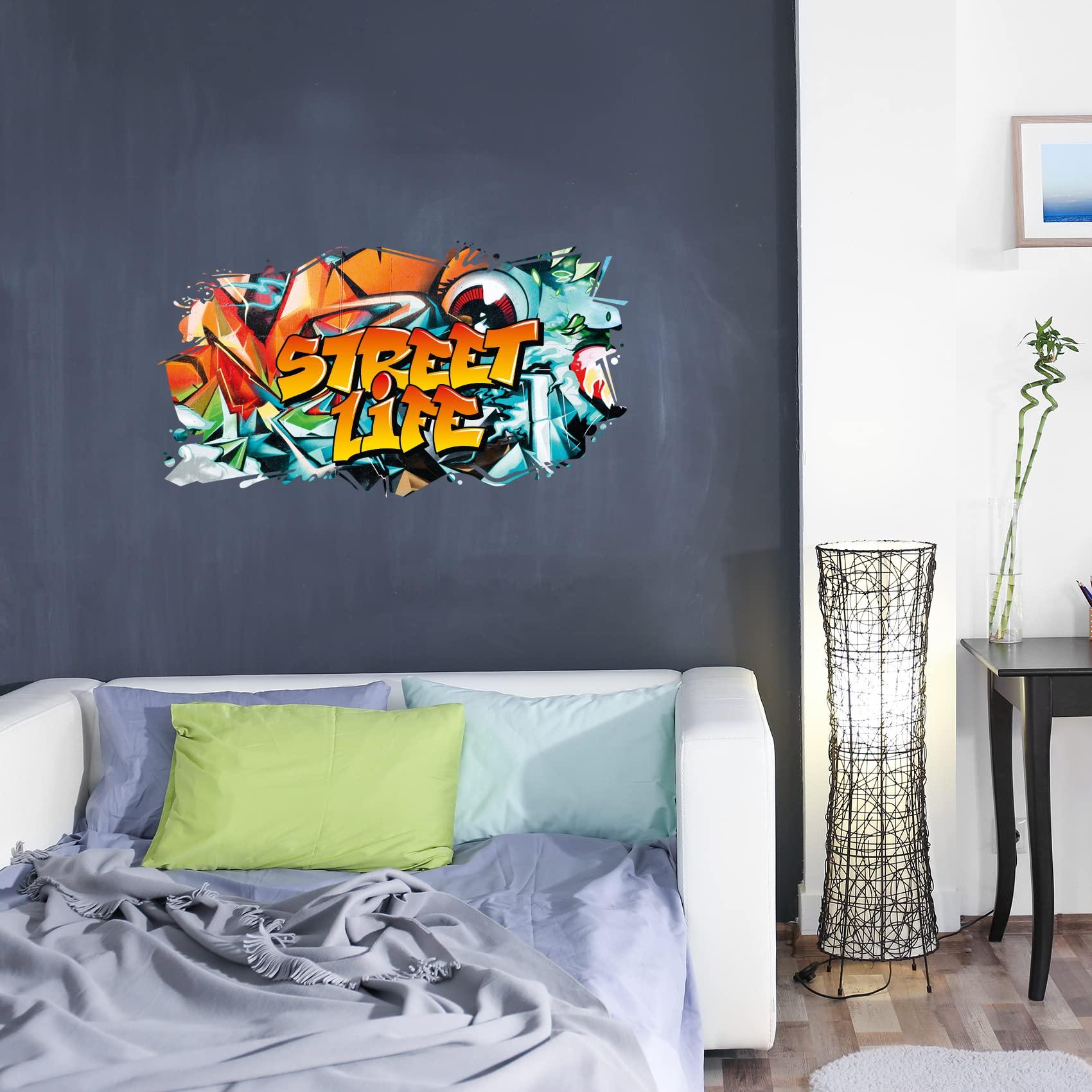 Odalar İçin En İyi 3D Graffiti Tasarımları ve Renk Uyumu Önerileri