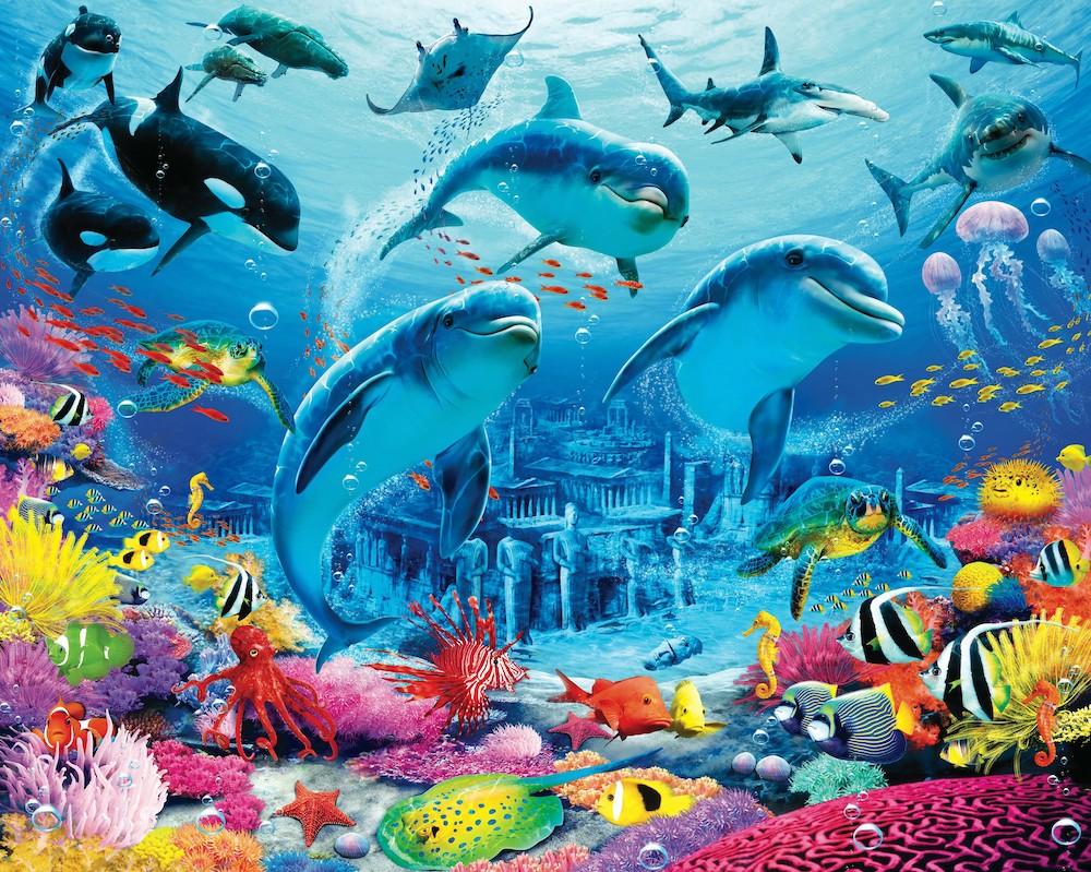 3D Su Altı Dünyası Duvar Kağıtlarının Estetik ve Rahatlatıcı Etkileri